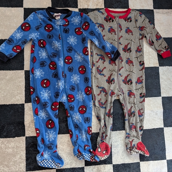 Spider-Man One Piece Footed Pajamas- 18-24m - Picture 1 of 2